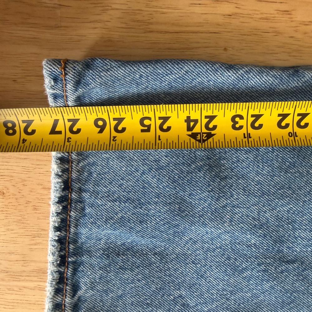 Abercrombie & Fitch Baggy Authentic Rigid Denim Jeans 29x30 Medium Wash 131D0350 - Picture 7 of 11